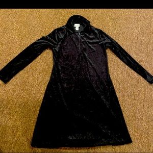Karen Kane Womens Morgan Black Long sleeve Maxi Dress M